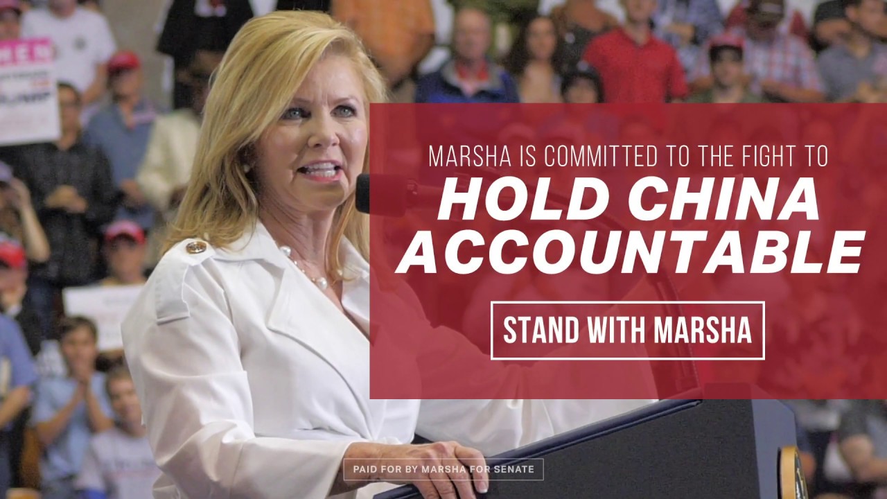 Hold China Accountable | Marsha for Senate