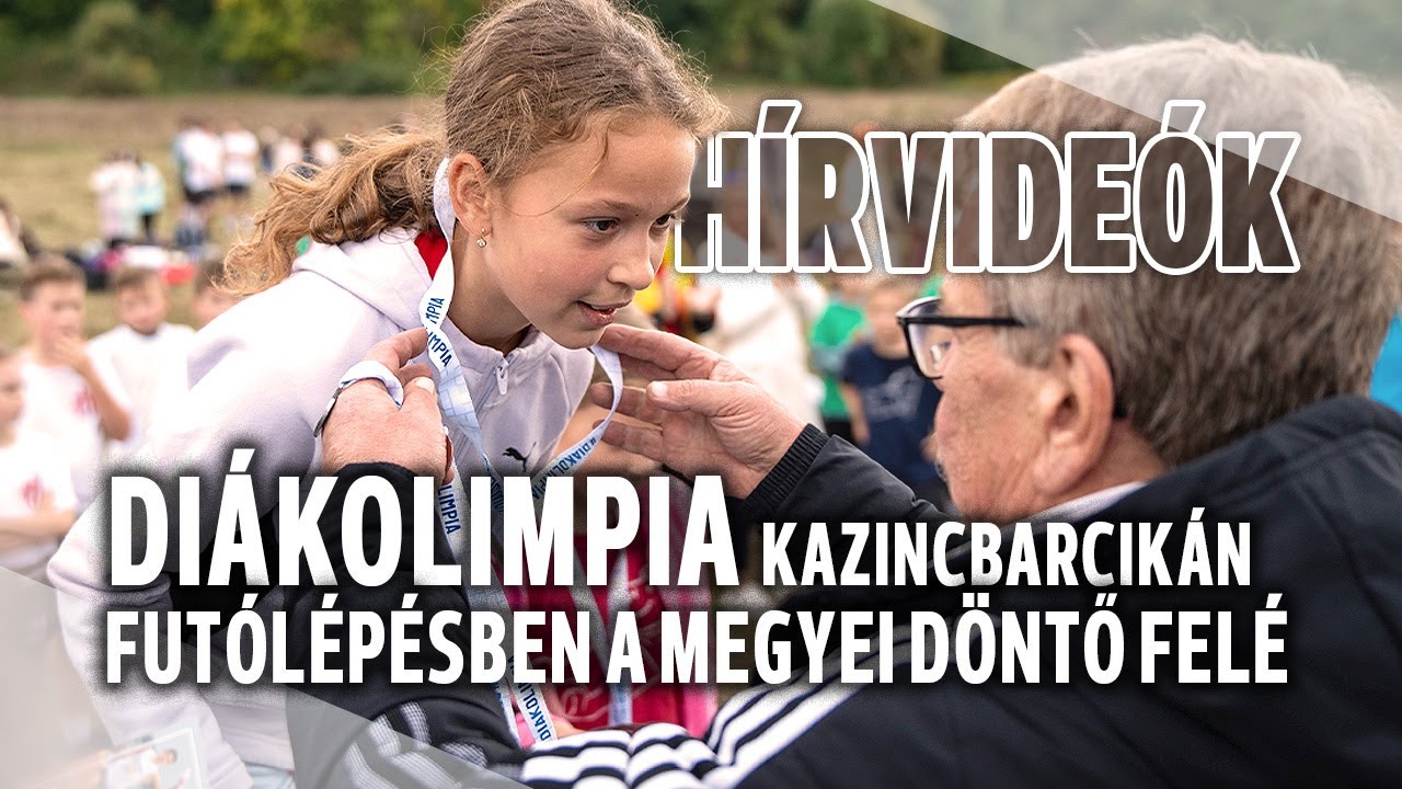 Futólépésben a megyei döntő felé — Diákolimpia Kazincbarcikán
