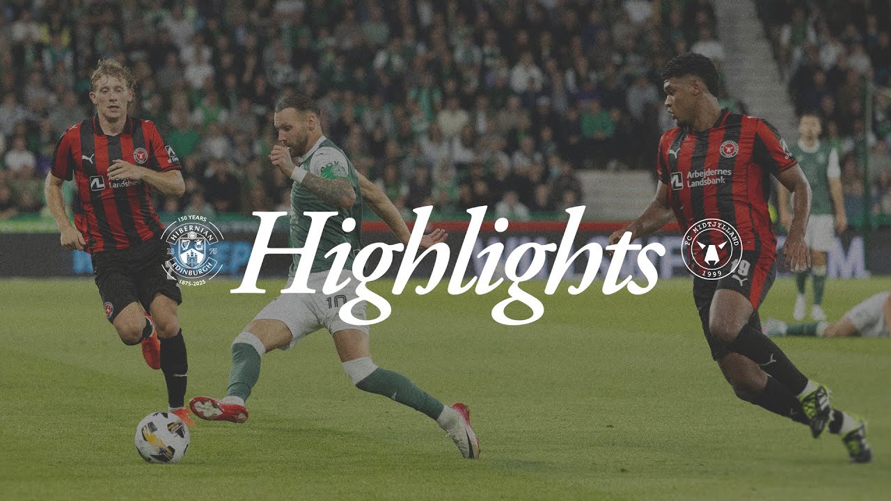 Highlights: Hibernian 1 FC Midtjylland 2 | Europa League