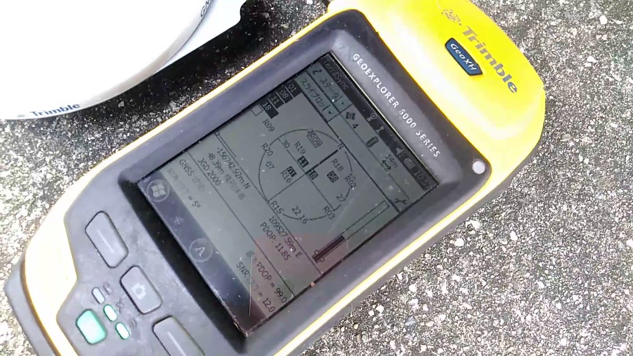 ☆トリンブル/Trimble 高精度GNSSハンドヘルド機 GeoExplorer 6000シリーズ 【アンテナケーブル・ペン欠品】