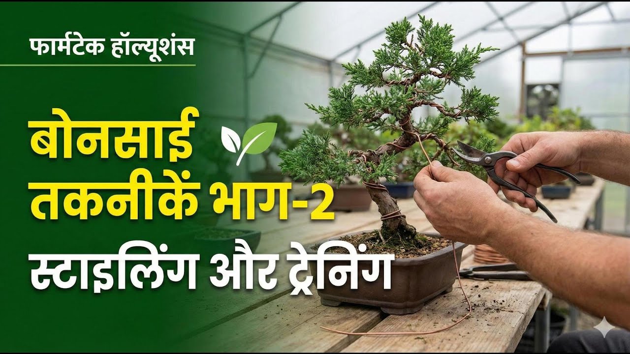 Bonsai Part 2 Hindi, Home Gardening, Bonsai Techniques, Styling and Training, Bonsai Plants