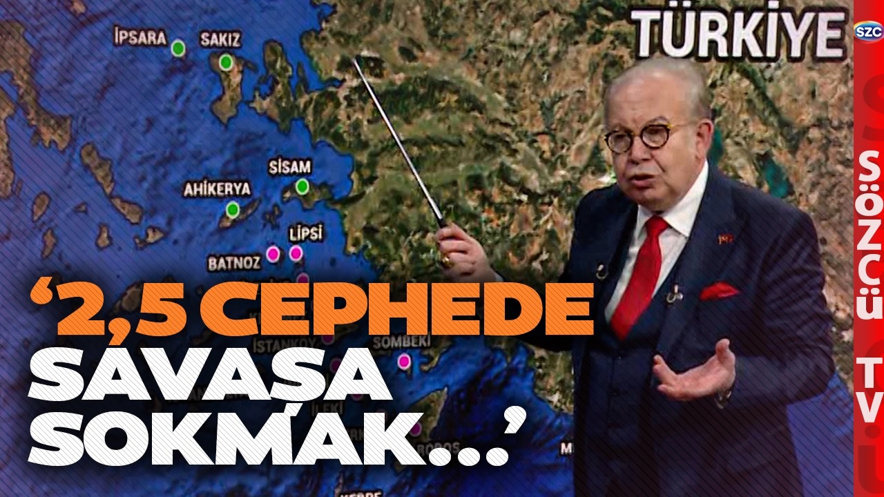 'Türkiye İran'la Savaşa Sokulursa...' Cihat Yaycı Yunanistan ve İsrail'in Planını Haritada Anlattı!