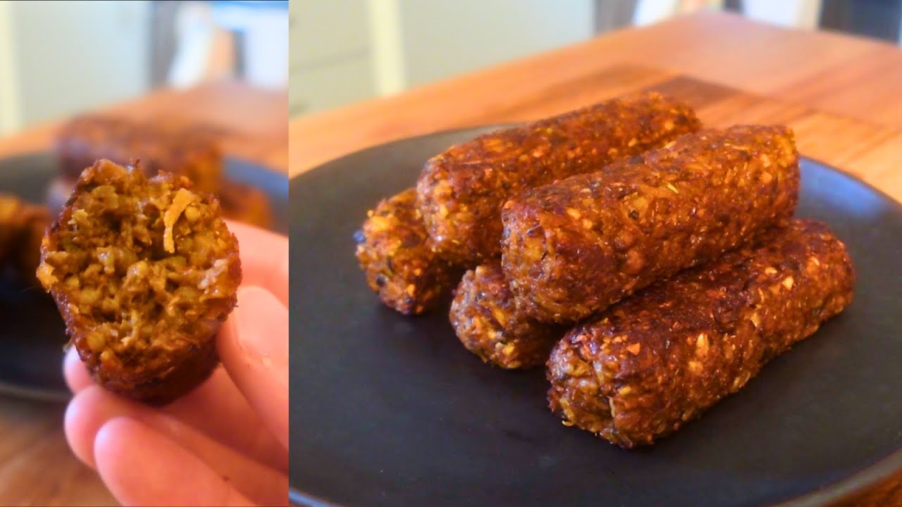 Best Vegan Breakfast Sausage Recipe **No Tofu, No Seitan, No TVP**