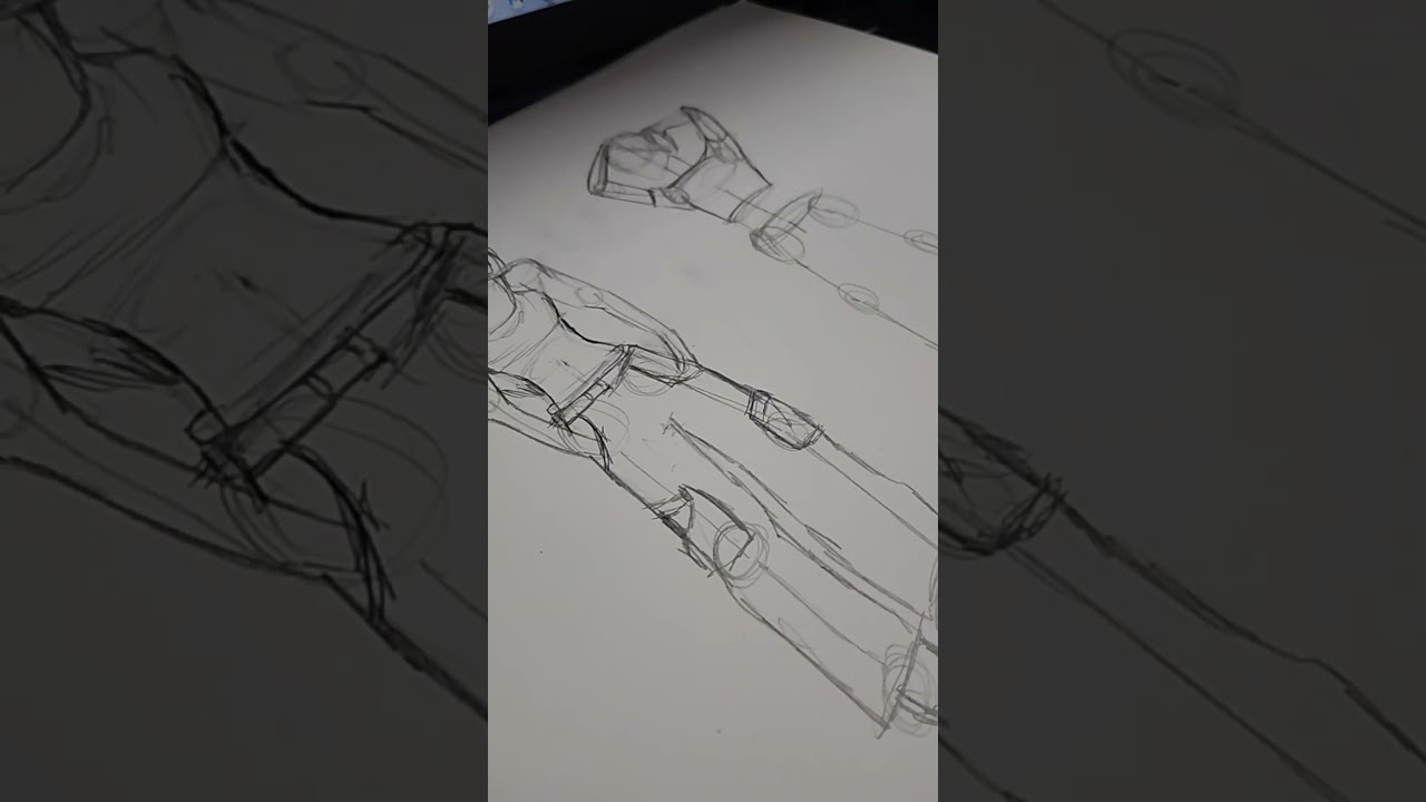 practice art part 2 ✨ How to draw human female body 🌻