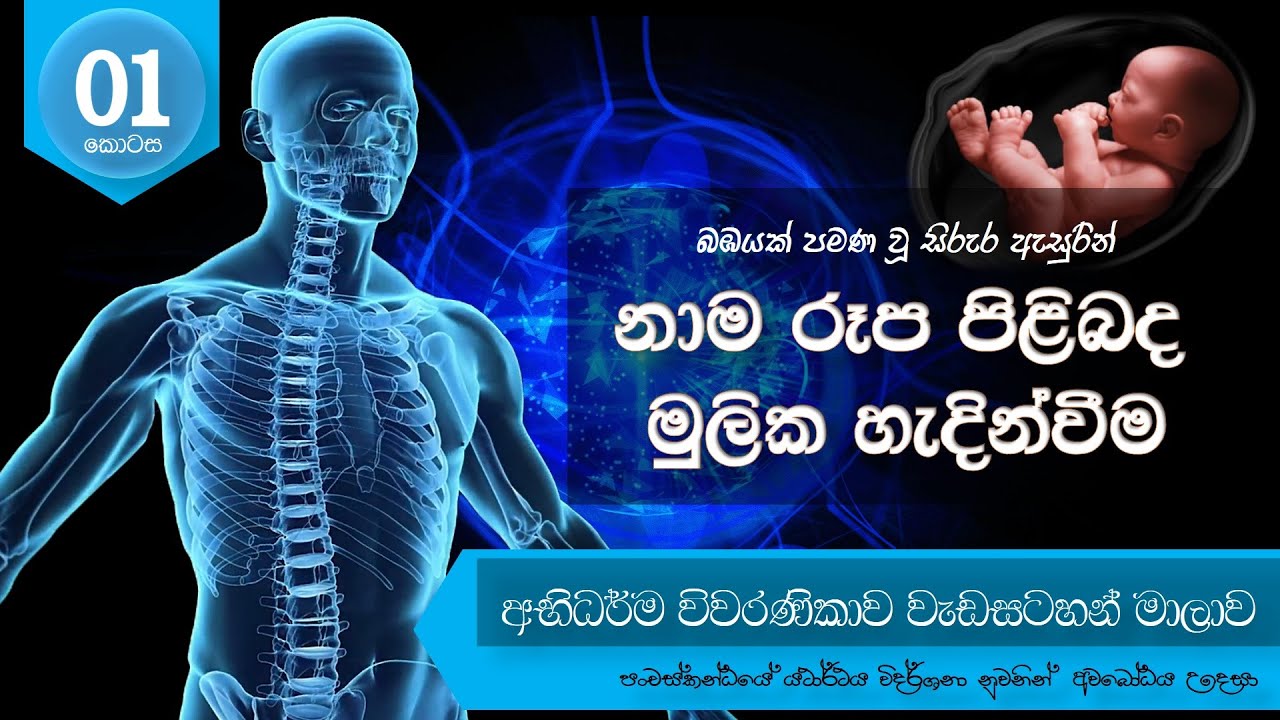 Abhidharma Viwaranikawa - A003 | නාම රූප පිළිබද මුලික හැදින්වීම