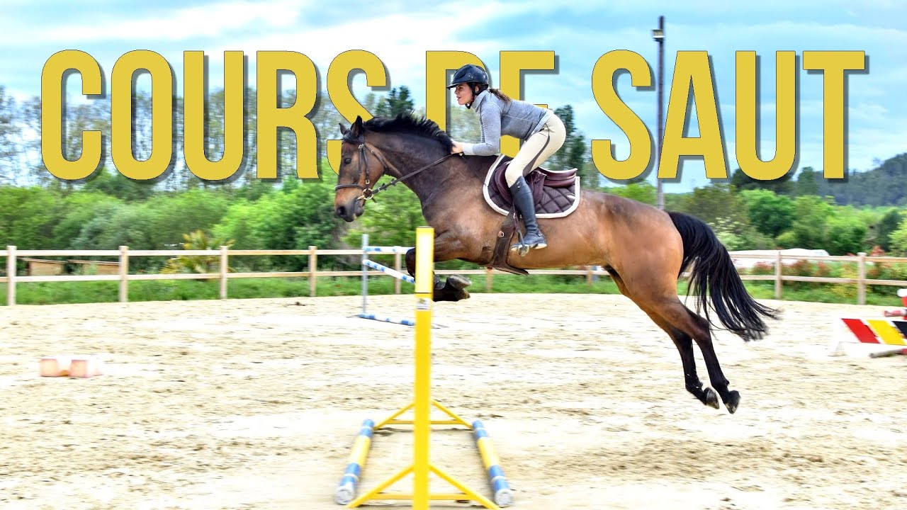 On monte les barres ! 🤩 - Cours de saut d'obstacle avec un pro