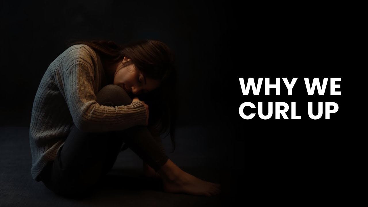 WHY WE CURL UP WHEN WE ARE AFRAID OR SAD.