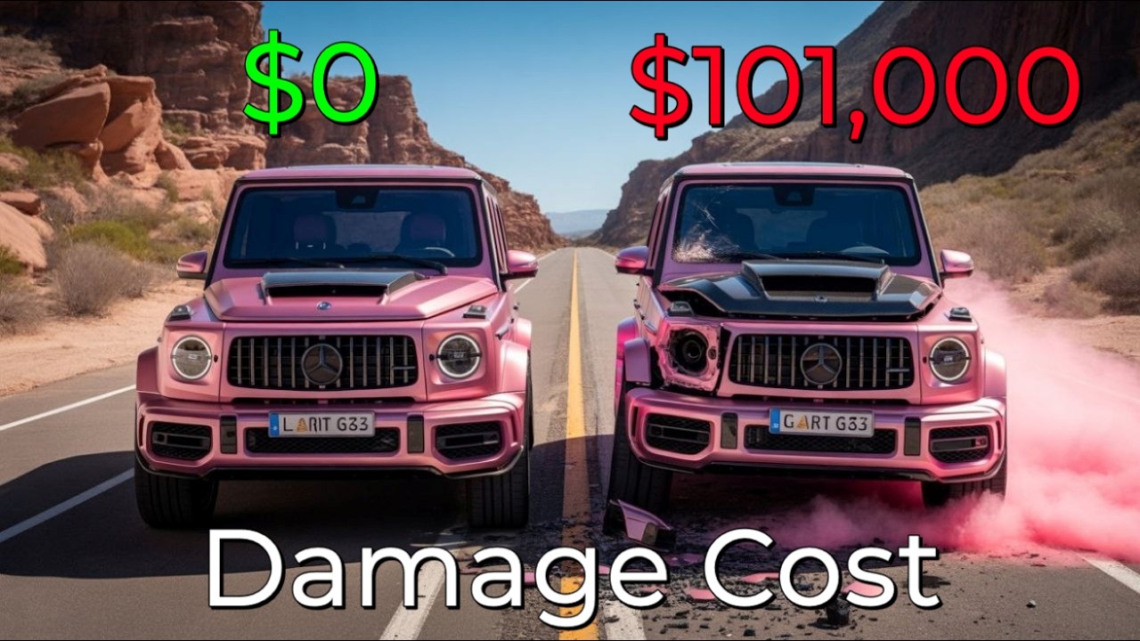 Realistic Crashes BeamNG Drive Damage Cost Mercedes-Benz G-class | Epic Wallet Survival