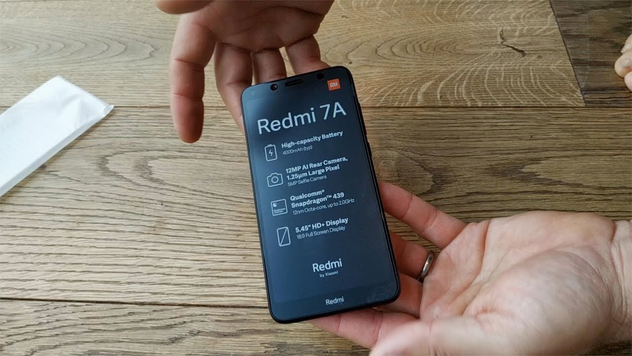 Xiaomi Redmi 7a unboxing