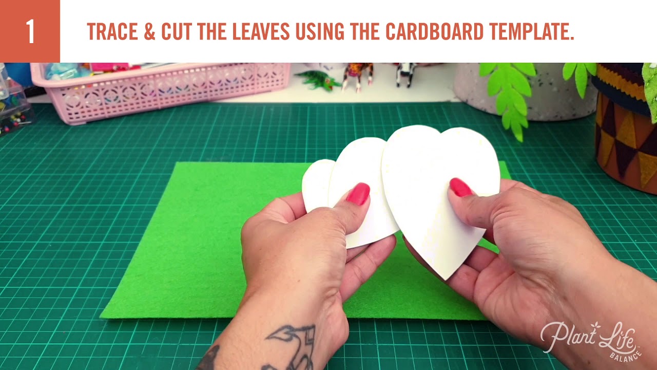 Felt foliage crafting masterclass with Kitiya Palaskas | Plant Life Balance DIY