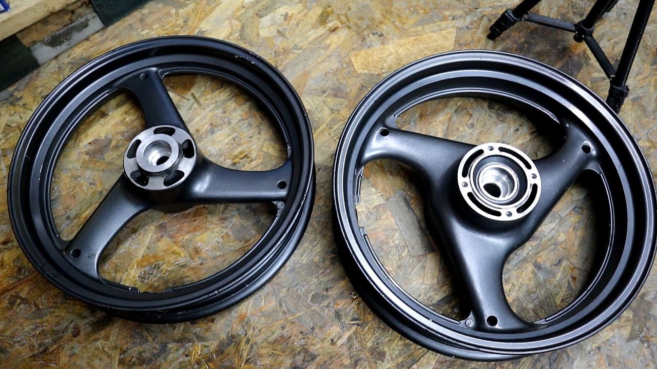 ホイールの現状確認【Bandit250 GJ77A】