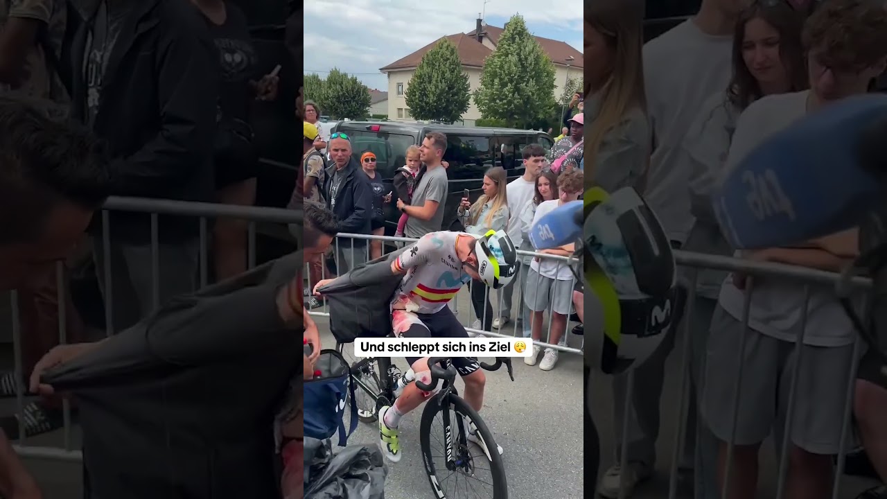 Ivan Romeo schleppt sich schwer gezeichnet ins Ziel 😮&zwj;💨 #shorts