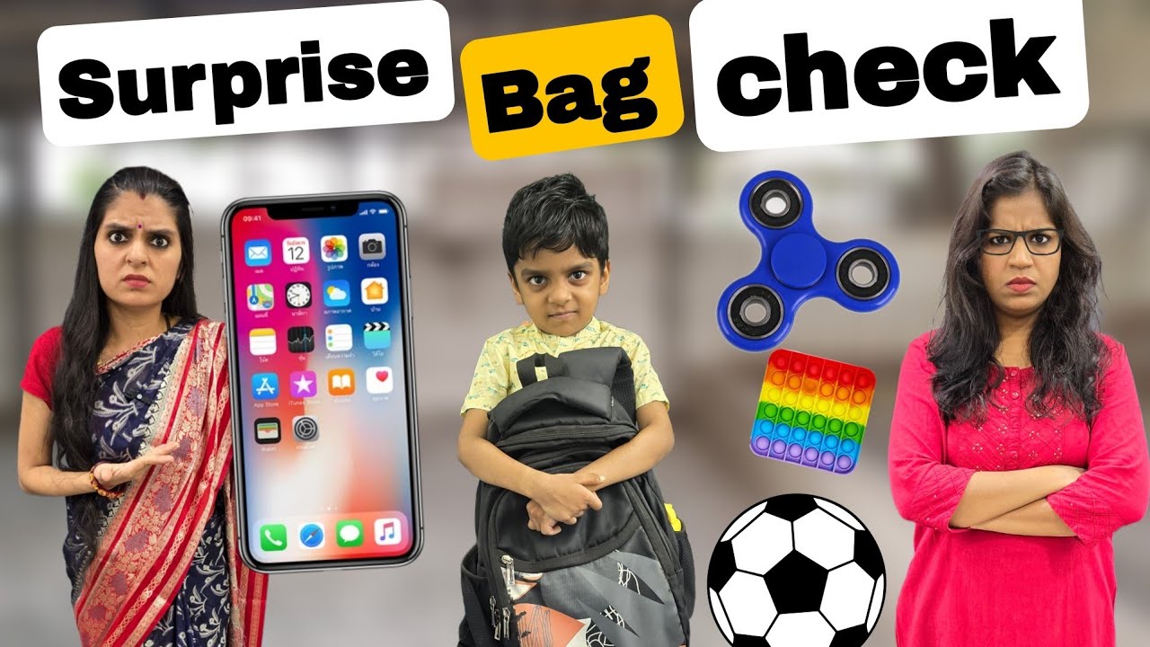 BAG CHECK || Surprise Bag check By Mumma  || Funny Video || Ajay Chauhan