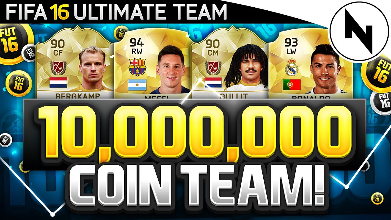 10,000,000 COIN SUPER TEAM! - FIFA 16 Ultimate Team - THE BEST TEAM IN FIFA #08
