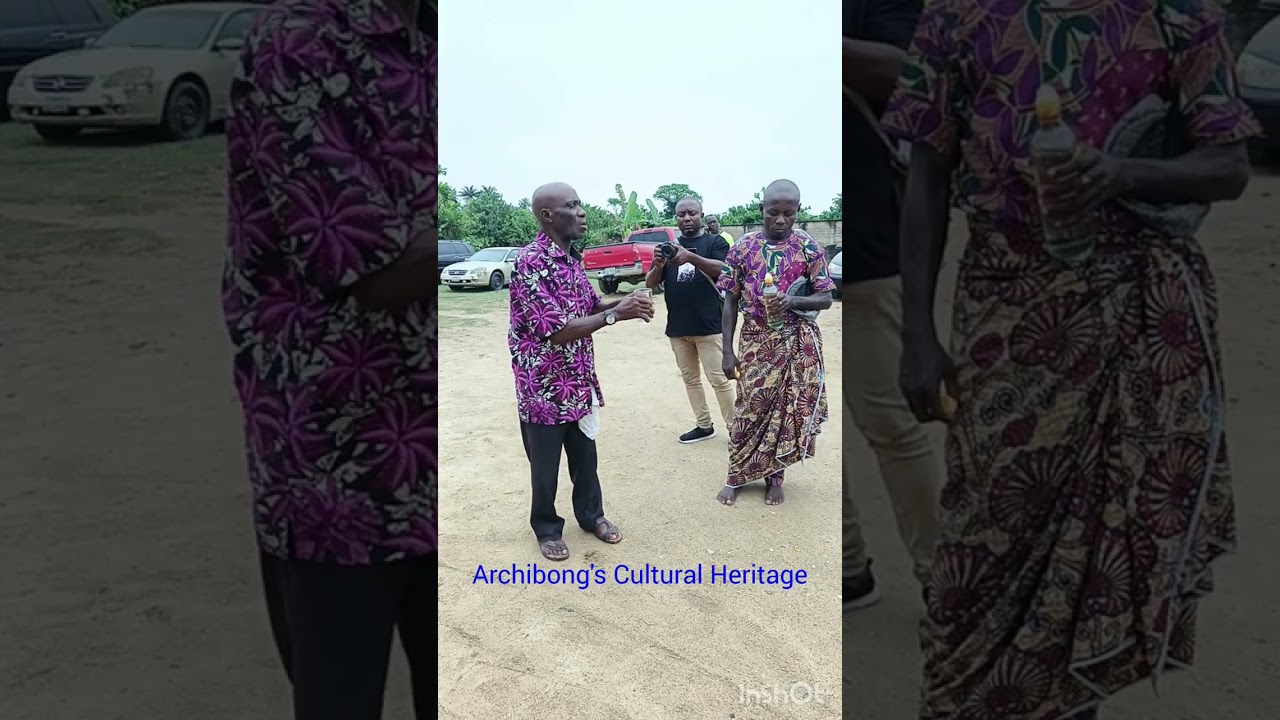 Opening of mourning house of HRH LATE ETIYIN EDET EFFIONG EDET ATRE. Clan head (AMOTO/EFUT INWANG)