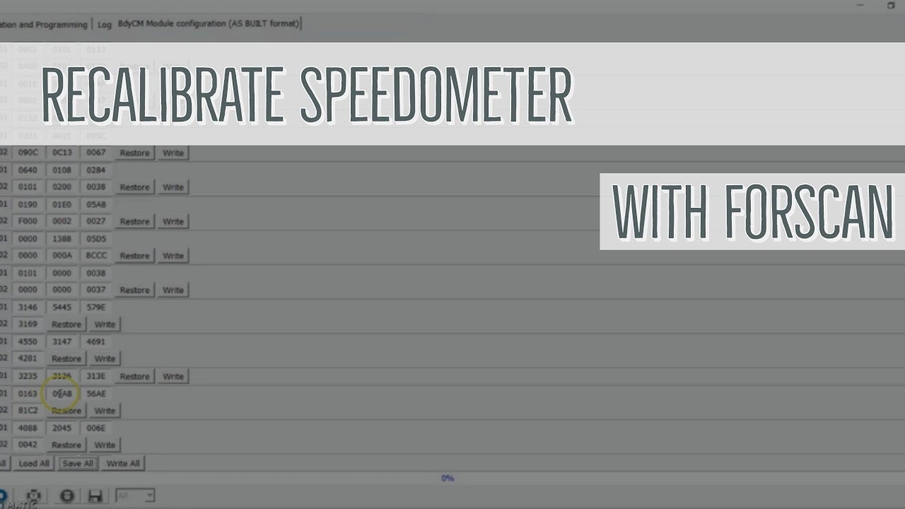 Correcting Speedometer/Tire Size in Forscan (15-17 F150)