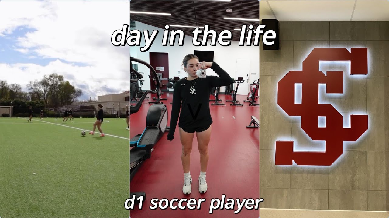day in the life of a D1 soccer player | Santa Clara university