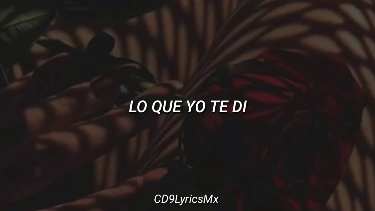 CD9 - Lo Que Yo Te Di (Letra)