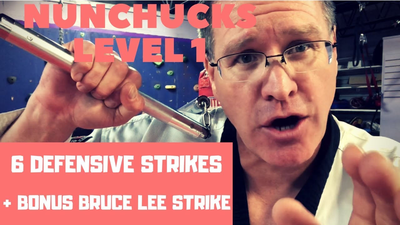 6 Nunchucks strikes plus bonus Bruce lee strike
