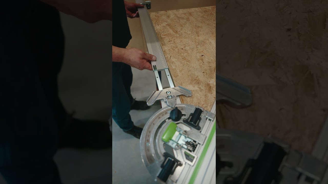 🟢 MUSTHAVE voor de interieurbouwer! Perfect nauwkeurige hoeken zagen  met de Festool geleiderail!