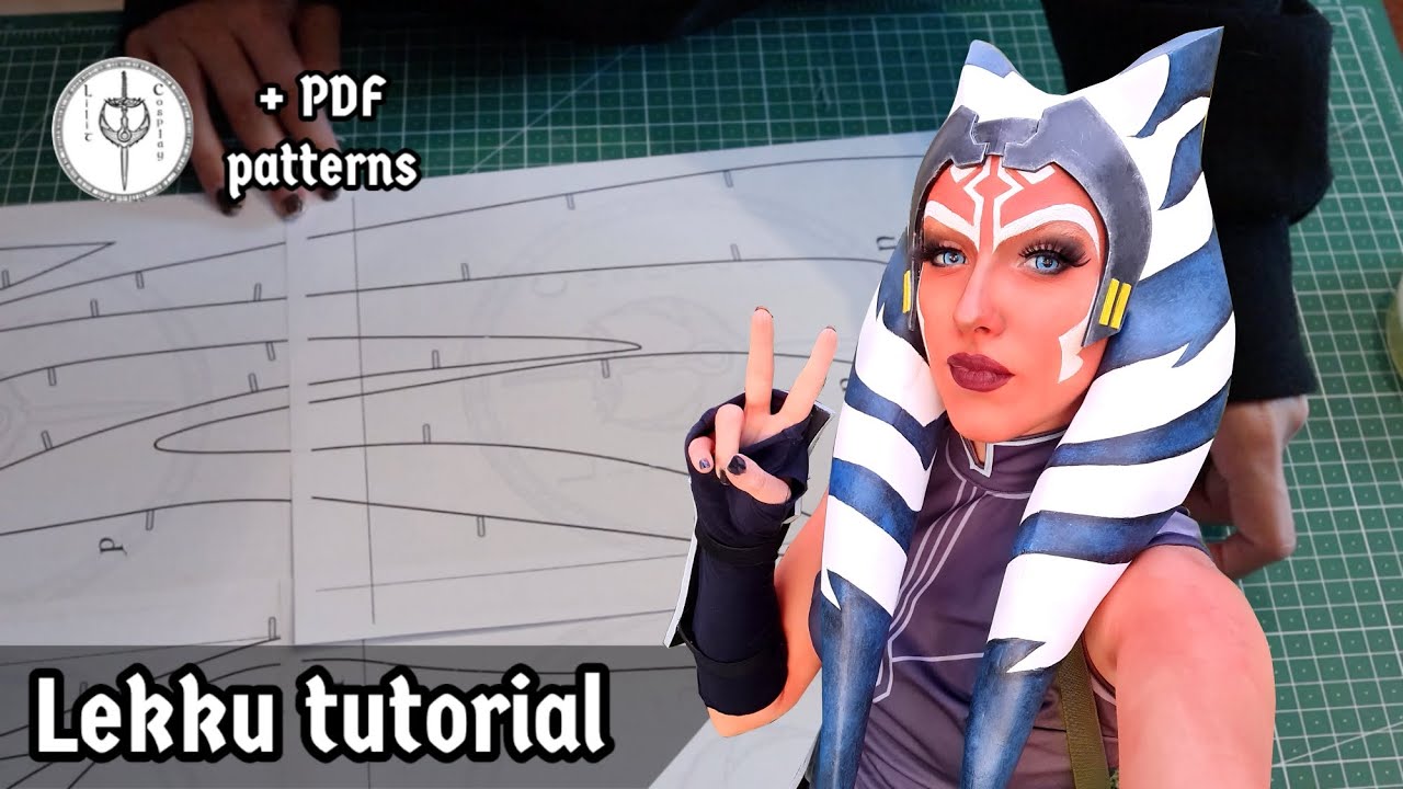 Ahsoka Tano Lekku Tutorial (With My Etsy Patterns)