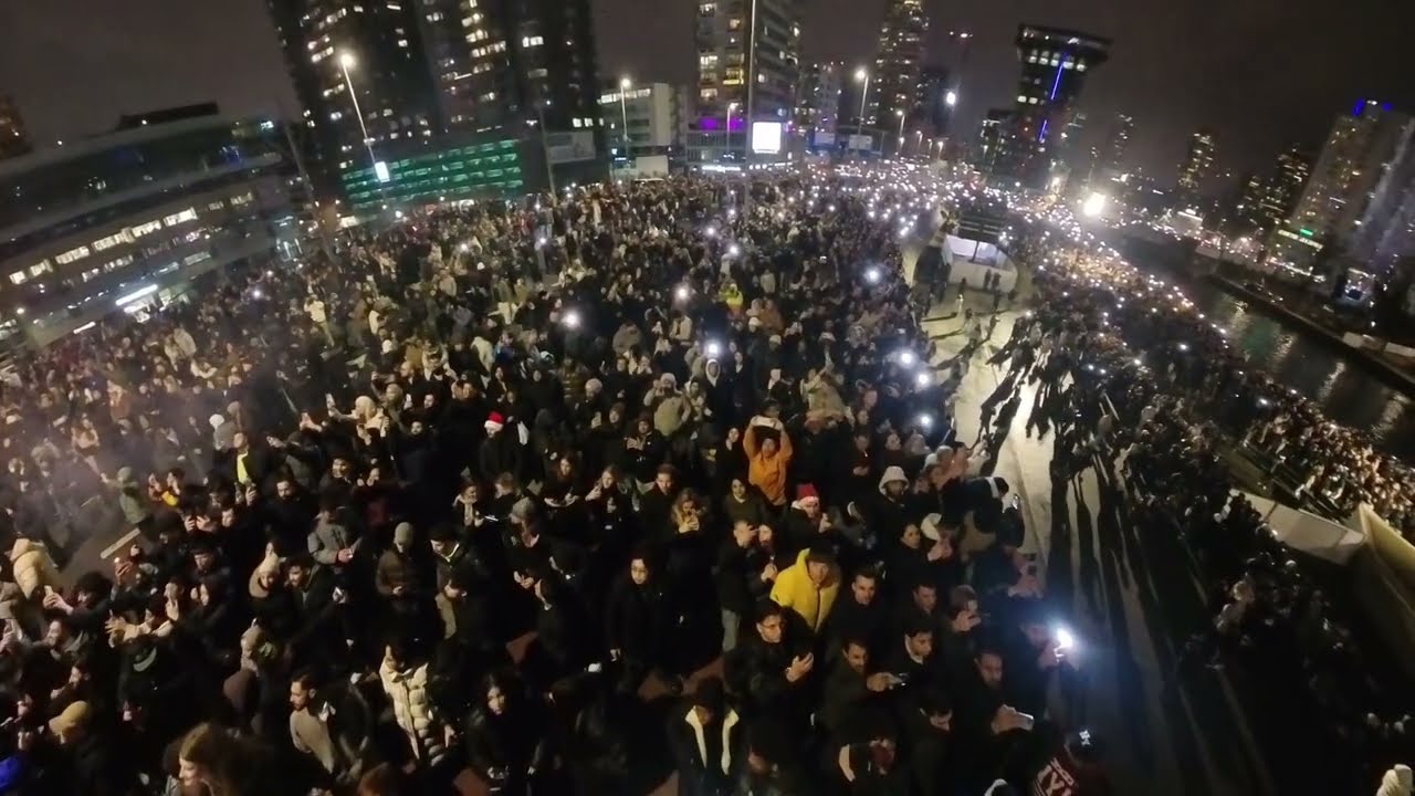 New Year's fireworks display in Rotterdam 2026