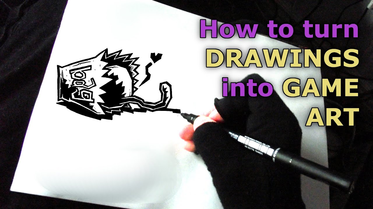 [TUTORIAL] How to turn DRAWINGS into GAME ART