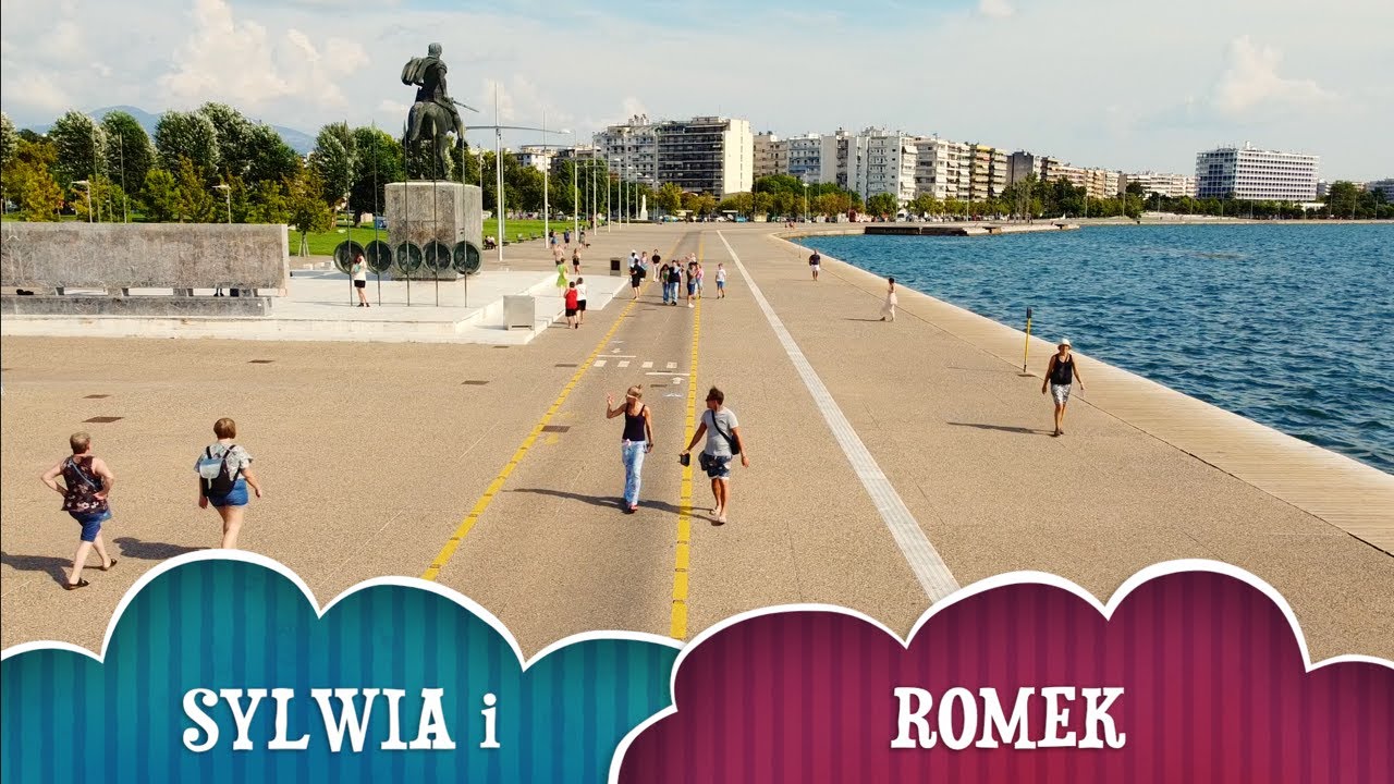 Odc.86 Thessaloniki oraz wybrzeże miasteczka Agia Triada załamanie pogody Grecja