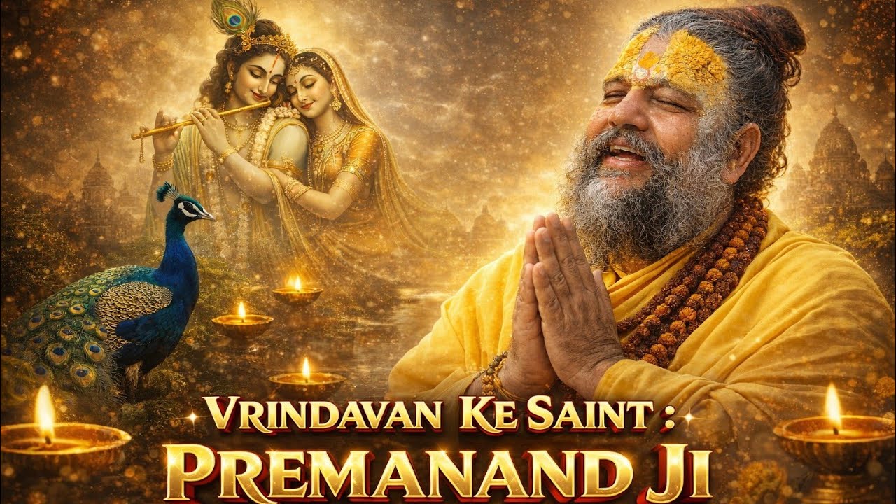 𝐕𝐑𝐈𝐍𝐃𝐀𝐕𝐀𝐍 𝐊𝐄 𝐒𝐀𝐈𝐍𝐓 :✨ 𝐏𝐑𝐄𝐌𝐀𝐍𝐀𝐍𝐃 𝐉𝐈 ✨ l प्रेमानंद महाराज भक्ति भजन । A2Z the studio | devotional song