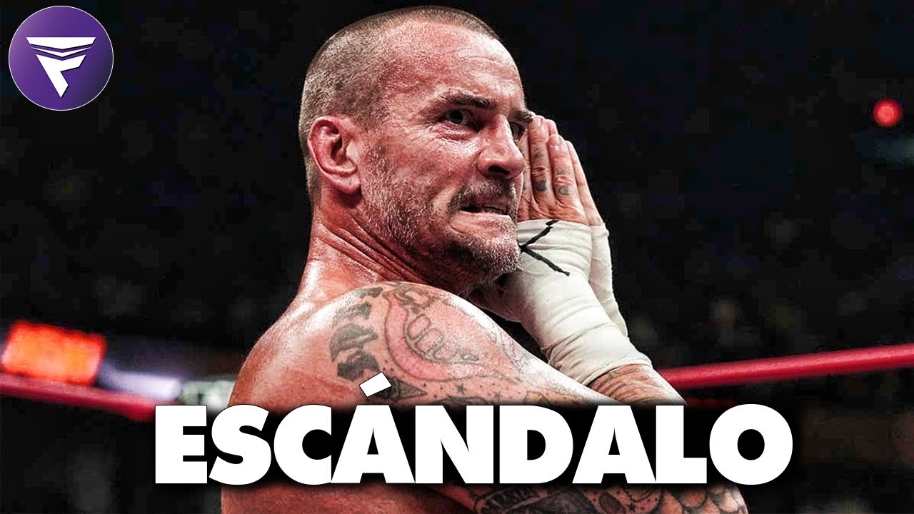NUEVO ESCANDOLO de CM PUNK en AEW
