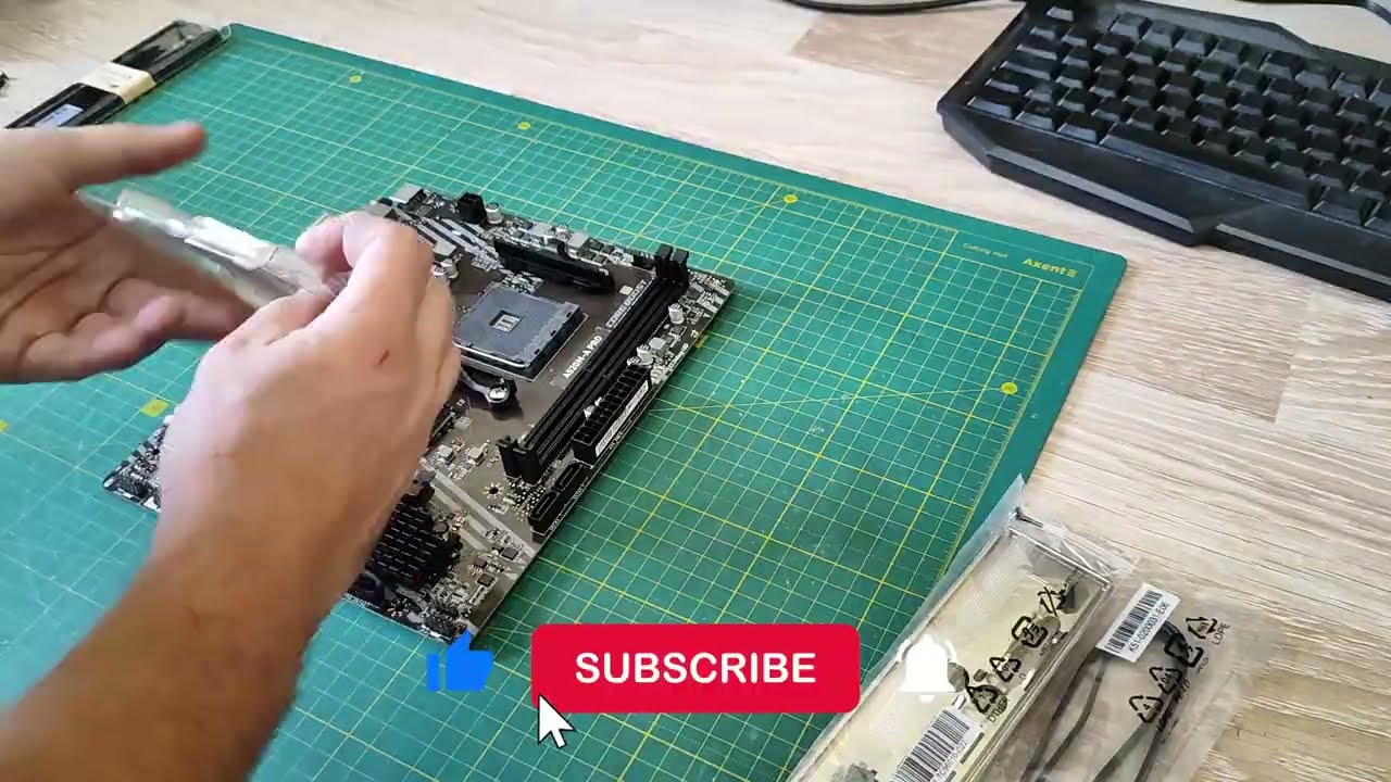 MSI A520M-A PRO + AMD Athlon &trade; 300GE PRO зборка