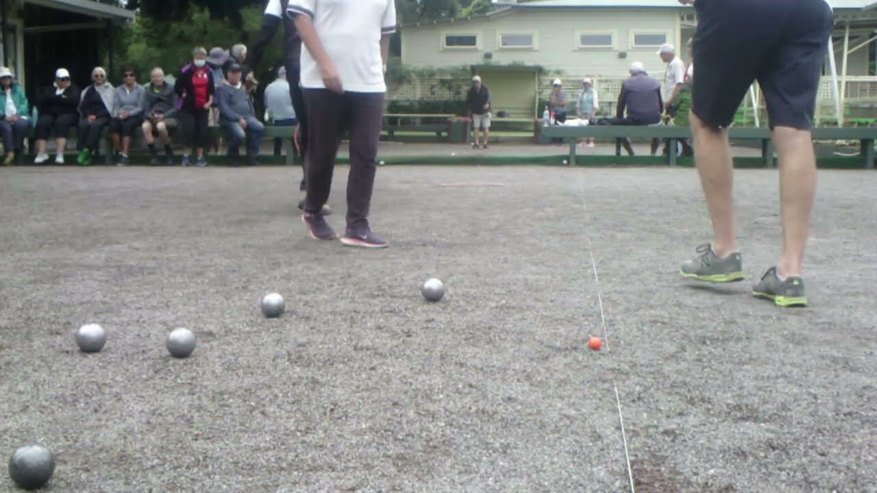 Masterton Open Petanque Triples final 2022