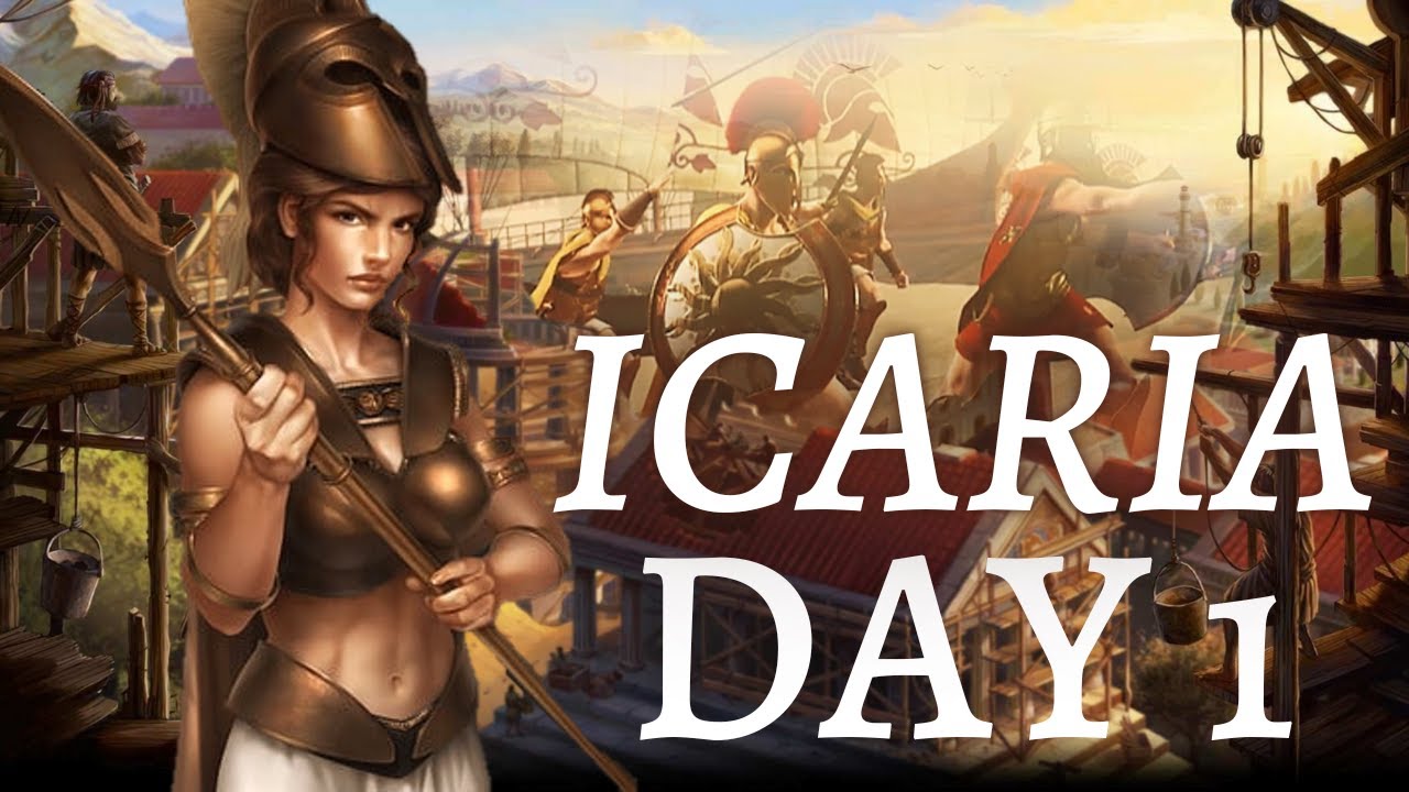 GREPOLIS gameplay | DAY 1 on ICARIA | english server
