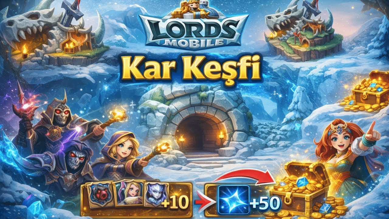 СНЕЖНОЕ ИССЛЕДОВАНИЕ НАЧАЛОСЬ! ❄️🔥 Новое Событие | Lords Mobile