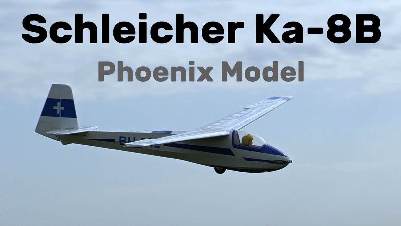Schleicher Ka-8B Phoenix Model 4,5m | scale RC glider | 4K | Hat 2023