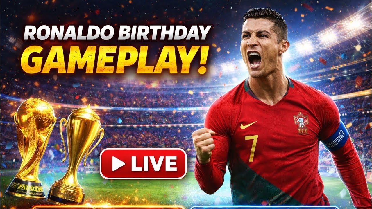 🔴 LIVE | Ronaldo Birthday Special 🎂🐐 | DLS Legendary & Global Cup Gameplay.DLS Adda is live #ronaldo
