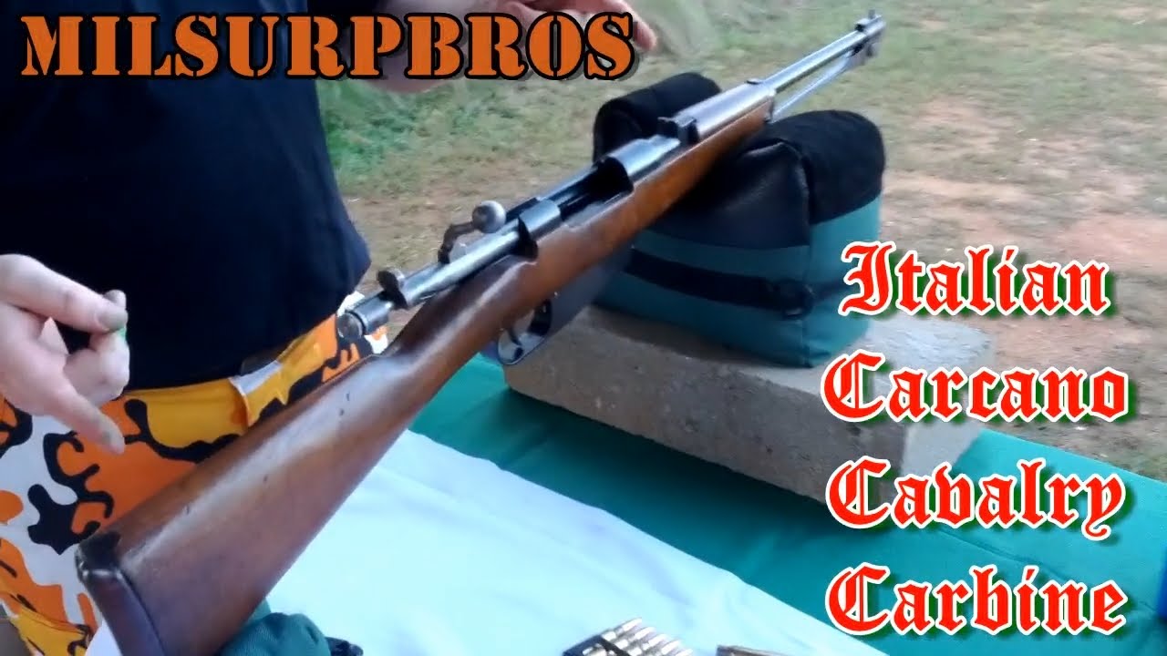 Italian Carcano Cavalry Carbine Shooting and Bolt Disassembly (6.5x52mm Mannlicher-Carcano)