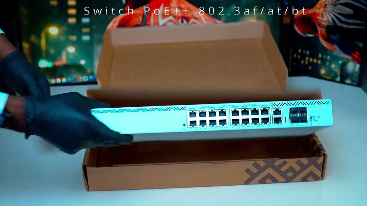 Unboxing Mikrotik CRS320-8P-8B-4S+