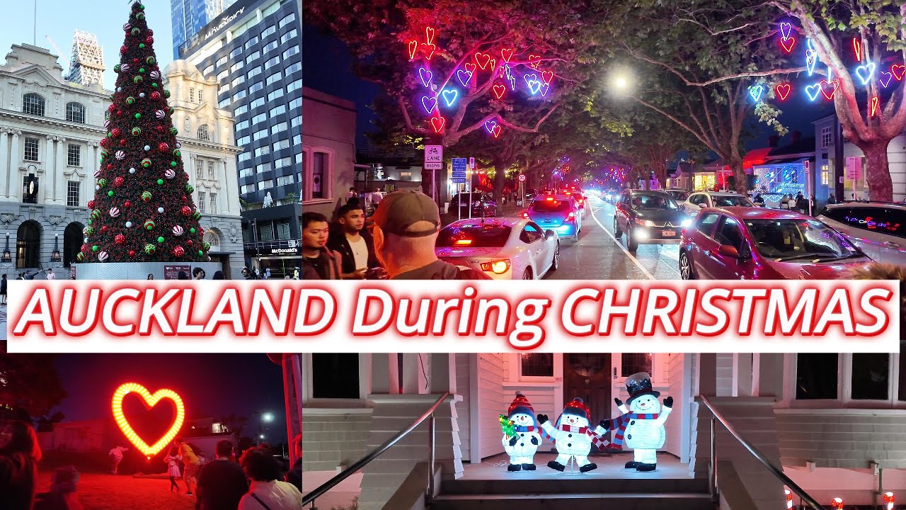 Auckland During Christmas | Franklin Road Lights | $1.2m  Christmas Tree