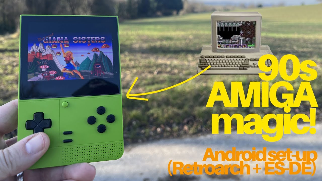 🖥️ Commodore Amiga 500 on Android — RetroArch + ES-DE Setup Guide