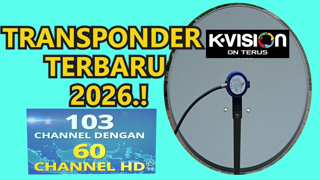 Frekuensi Baru K-Vision ku band parabola mini 2026