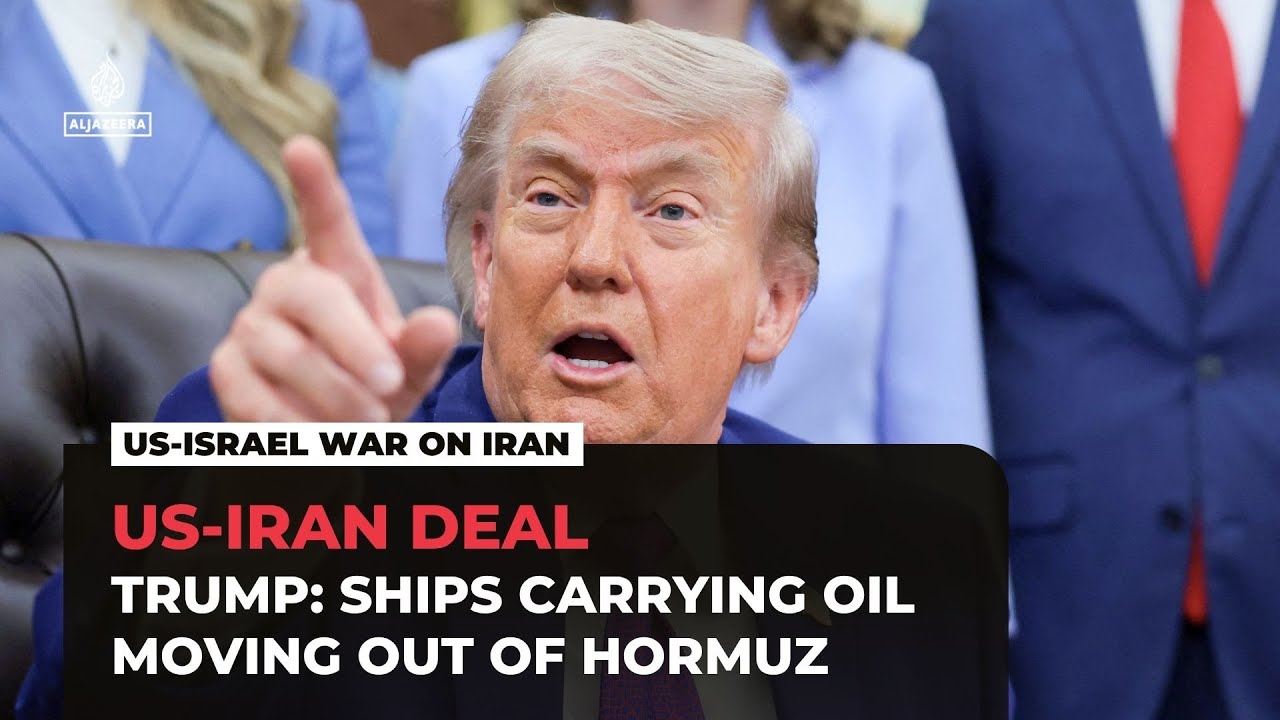 Trump says &lsquo;ships are starting to move&rsquo; through Strait of Hormuz
