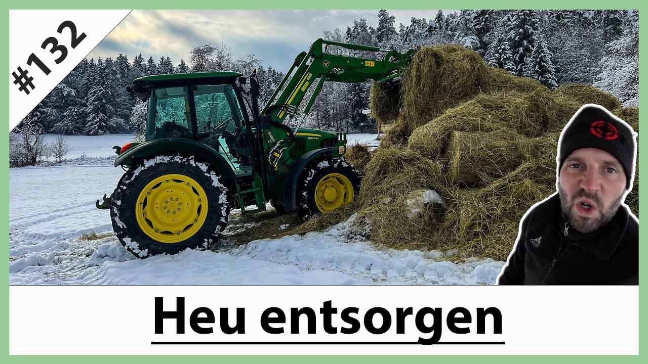 Vlog #132 Heu kompostieren I Maschinen einwintern