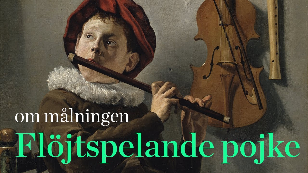Flöjtspelande pojke av Judith Leyster