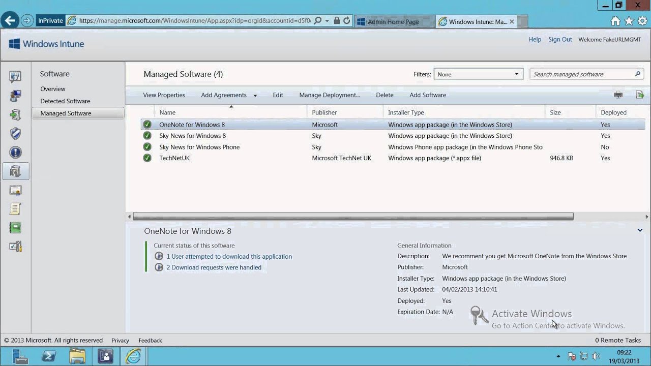 The Deployment Sessions - 006 Sideloading to Windows RT from Windows Intune