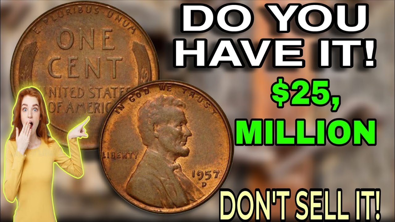 1957 Wheat Penny Coin 🇺🇸 | One Cent United States of America | Rare or Common