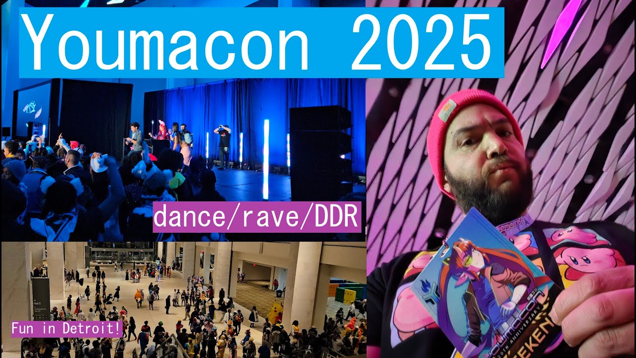 Youmacon 2025 &mdash; субботний вечер, 1 ноября &mdash; танцы/рейв/DDR/BabyBeard