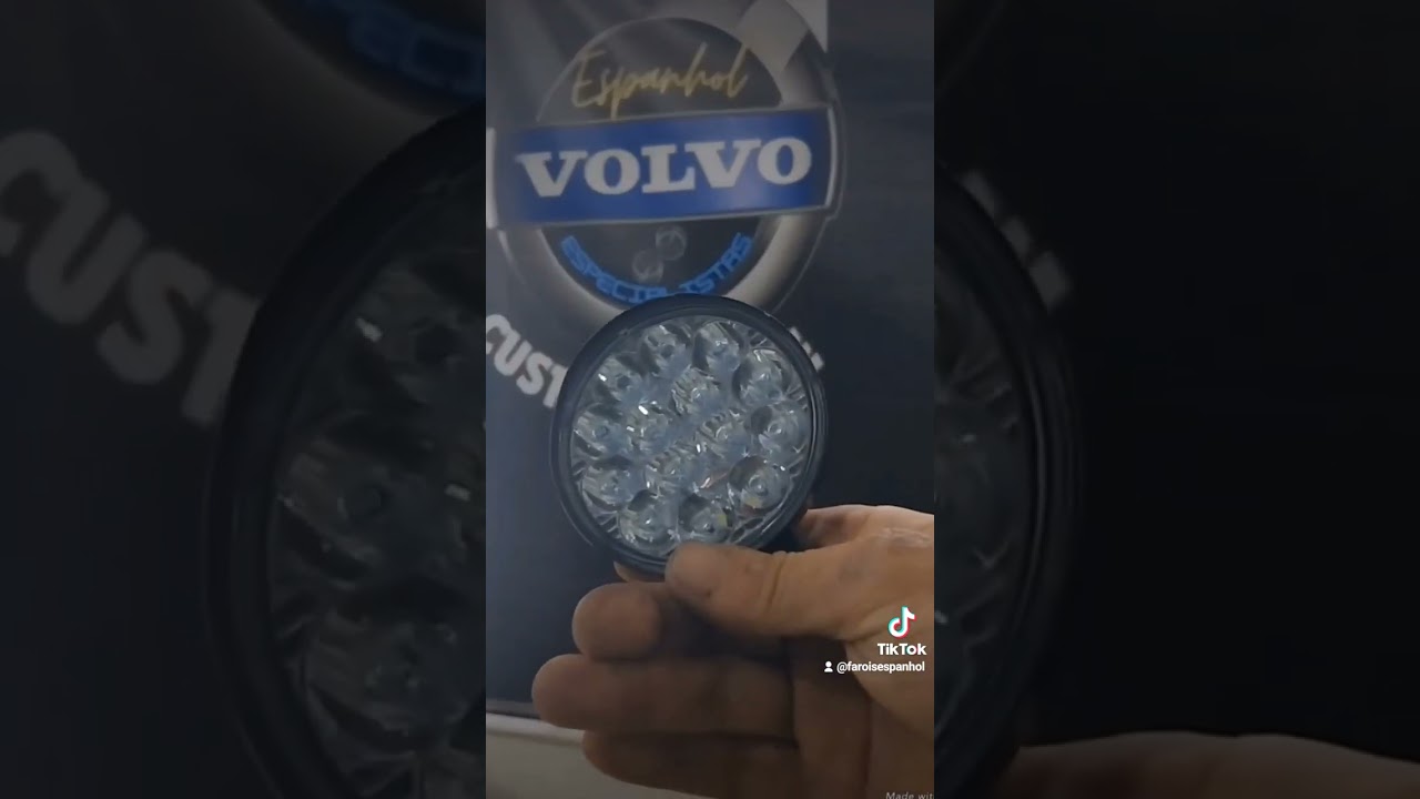 Farol Volvo FH Auxiliar LED DRL  1 OU 2 projetores farois Espanhol Store Volvo Especialistas