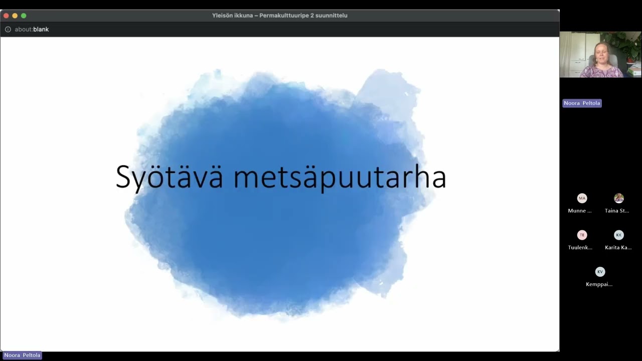 Permakulttuuri perjantai osa 2: Puutarhan suunnittelu