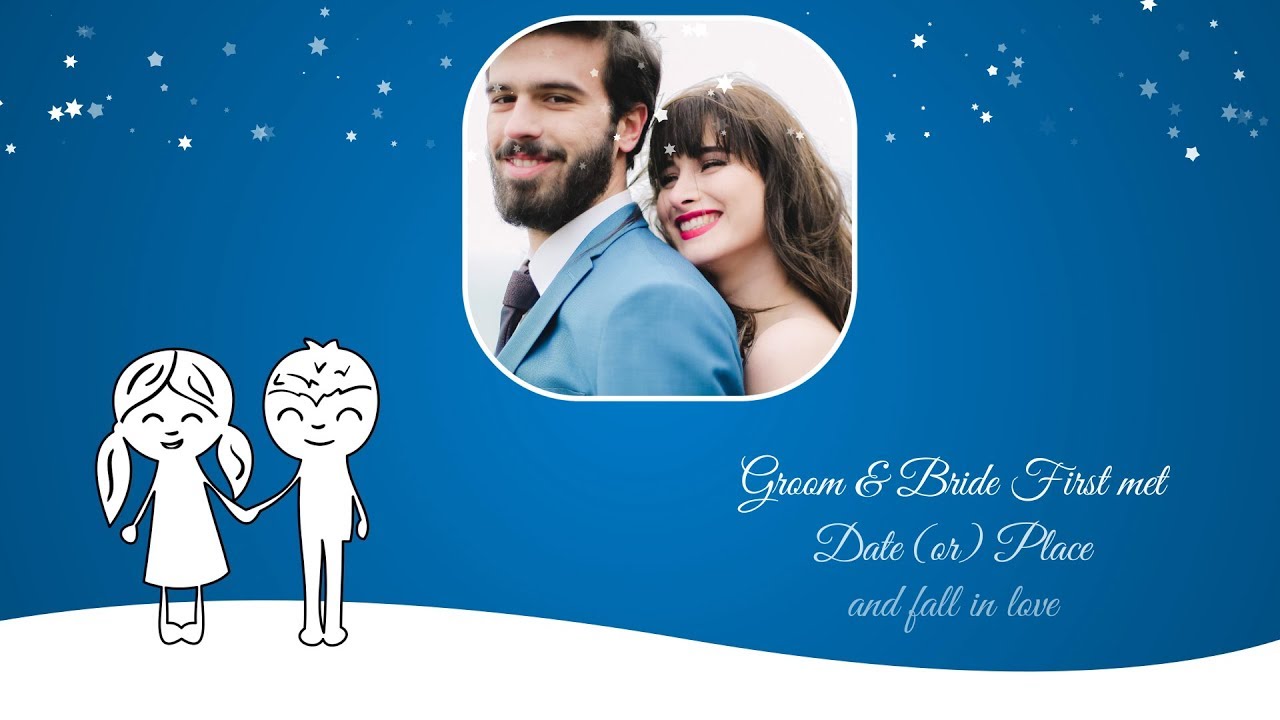 Love marriage Wedding Invitation - Videofalls